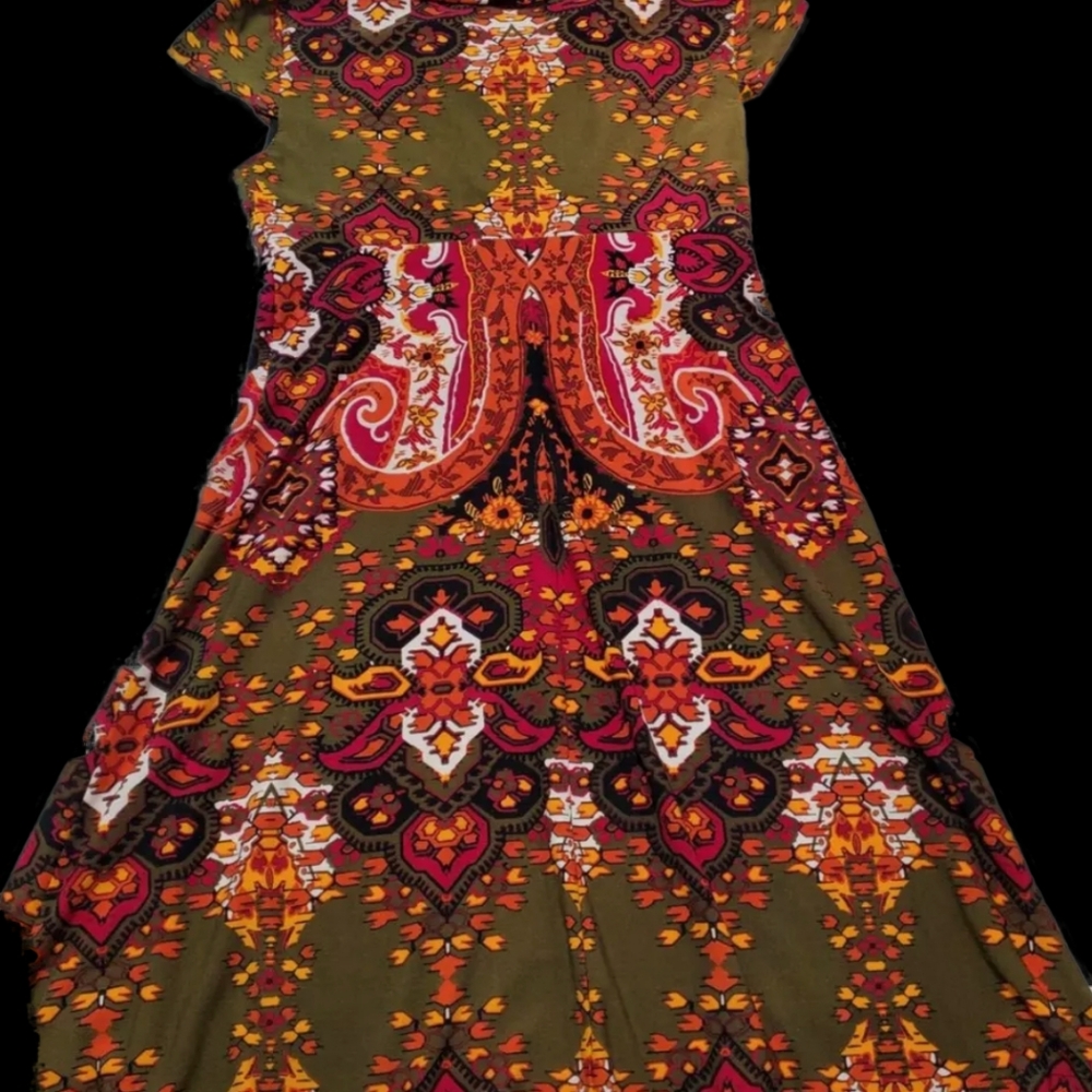 Madison size 8 Bohemian Paisley Mini Dress